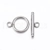 201 Stainless Steel Toggle Clasps STAS-F174-02P-B-1