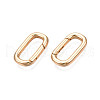 Brass Spring Gate Rings KK-N216-357LG-2