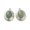Natural Green Aventurine Pendants STAS-L025-006P-02-1