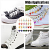 24Pcs 12 Colors Alloy with Acrylic Shoe Charms HJEW-GO00004-7