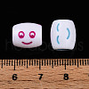 Opaque Acrylic Beads OACR-ZX006-25-3