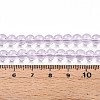 Baking Paint Transparent Glass Beads Strands DGLA-N006-6mm-05-4