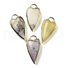 Natural Grey Opal Pendants G-K347-01G-09-1