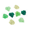 120Pcs 4 Colors Autumn Theme Transparent Frosted Acrylic Pendants TACR-PJ0001-03-8