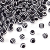 Striped Resin Beads RESI-TAG0001-01-10