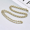 Brass Cable Chains Necklace Making MAK-N034-004A-KC-4