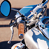 ANATTASOUL 2 Sets 2 Colors Imitation Leather Motorbike Handle Ccover AJEW-AN0007-41-5