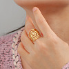 Adjustable 304 Stainless Steel Cuff Rings FS-WG5A8DE-02-2