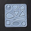 DIY Geometrical Pendant Silicone Molds DIY-F134-06-3