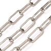 Tarnish Resistant 304 Stainless Steel Paperclip Chains STAS-A048-05P-2