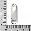 304 Stainless Steel Keychain Clasps STAS-U051-02B-P-3