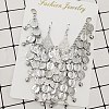 Coin Tassel Alloy Pendant Necklaces & Dangle Earrings Sets FS-WG02570-02-1