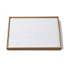 100-Slot Imitation Leather Jewelry Ring Organizer Display Trays CON-G023-16-1