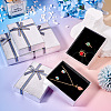 Rectangle Paper Jewelry Set Storage Boxes with Bowknot CON-TAC0014-04G-6