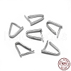 Anti-Tarnish Rhodium Plated 925 Sterling Silver Pendant Bails X-STER-L057-080A-P-1