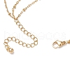 304 Stainless Steel Satellite Chain Toe Ring Anklets for Women AJEW-AN00662-01-5