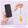 AHADERMAKER 10Pcs 10 Colors Silicone Mobile Straps FIND-GA0004-64-3