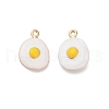 Alloy Enamel Pendants PALLOY-R155-01G-03-1