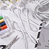 Polyester Cord for Quilt Set with Pillow Trim OCOR-WH0091-73B-4
