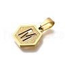 304 Stainless Steel Charms STAS-H227-01G-M-2