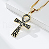 Egyptian Ankh Cross 304 Stainless Steel Pendant Necklaces FS-WGB3CB3-02-1