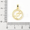 Brass Micro Pave Cubic Zirconia Pendants KK-D357-16G-G-3