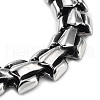 304 Stainless Steel Viking Dragon Link Chain Bracelets for Men BJEW-D031-09P-3