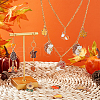   60Pcs 15 Styles Thanksgiving Day Alloy Enamel Pendants ENAM-PH0002-88-5