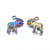 Rainbow Color Alloy Pendants PALLOY-N156-224-3