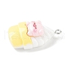 Cute Pig Theme Opaque Resin Pendants RESI-V005-007E-2