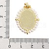 Rack Plating Brass Enamel Pendants X-KK-C056-07G-07-3