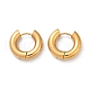 202 Stainless Steel Polishing Hoop Earrings EJEW-M106-02G-01-4