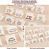  200Pcs 20 Patterns Cotton Sewing Labels FIND-NB0001-44-4