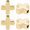 CREATCABIN 60Pcs Brass Beads KK-CN0002-96G-1