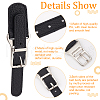 Fingerinspire 6 Sets PU Imitation Leather Sew on Toggle Buckles FIND-FG0001-87-4