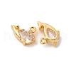 Brass Micro Pave Cubic Zirconia Pendants KK-K382-29G-03-2