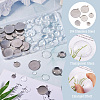  DIY Blank Dome 304 Stainless Steel Pendant Making Kits DIY-TA0011-82-14