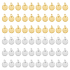 DICOSMETIC 60Pcs 2 Colors Ion Plating(IP) 304 Stainless Steel Charms FIND-DC0006-04B-1