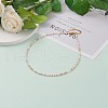 Glass Beaded Necklaces NJEW-JN03246-02-5