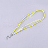 Waxed Cord and Organza Ribbon Necklace Making NCOR-T002-110-2