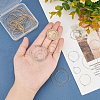 SUNNYCLUE 48Pcs 8 Style 316 Surgical Stainless Steel Hoop Earring Findings STAS-SC0003-73-3