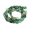 Natural Green Onyx Agate(Dyed & Heated) Beads Strands G-P497-01C-30-3