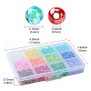 2400Pcs 12 Colors Eco-Friendly Transparent Acrylic Beads TACR-YW0001-97-4