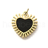 304 Stainless Steel Enamel Charms STAS-R153-08G-02-1