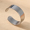 Non-Tarnish 304 Stainless Steel Cuff Rings X-STAS-T045-22A-P-1