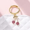 Brass Micro Pave Cubic Zirconia Open Cuff Rings for Women RJEW-U057-12C-G-2