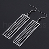 Tarnish Resistant 201 Stainless Steel Dangle Earrings STAS-S105-JN614-1-1