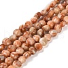 Natural Red Netstone Beads Strands G-C179-A6mm-25-2