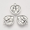 Tibetan Style Alloy Pendants TIBEP-T009-13AS-RS-1