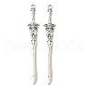 Tibetan Style Alloy Big Pendants FIND-G078-32D-AS-1
